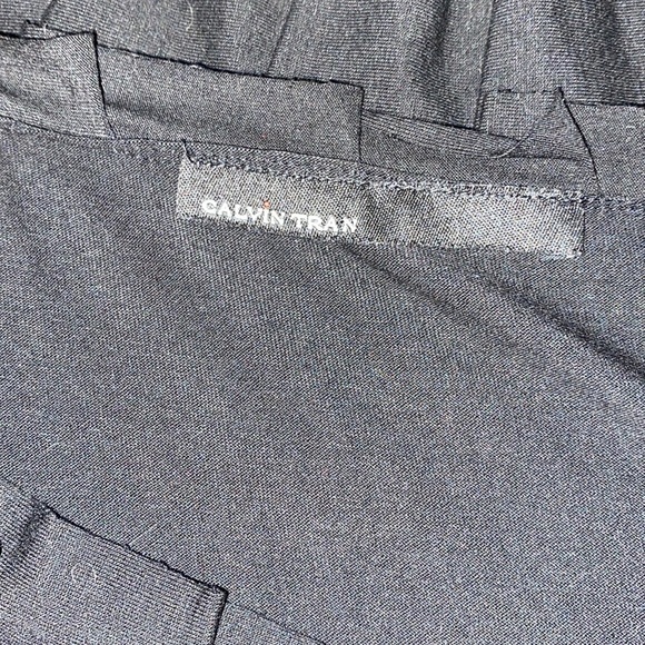 Calvin Tran designer black “half way down the runway dress” - Picture 7 of 8